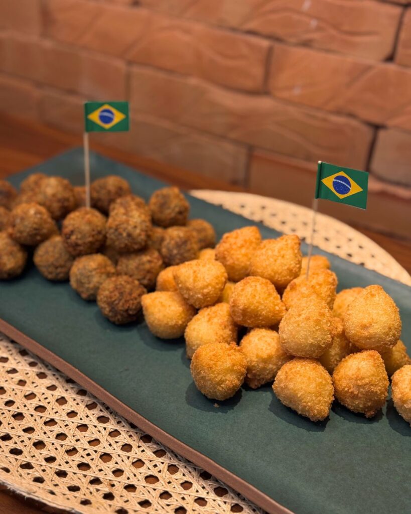 coxinha e croqueta
