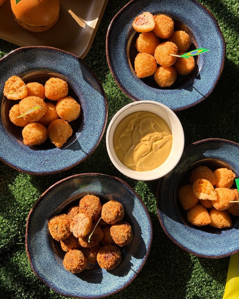 coxinha e croqueta